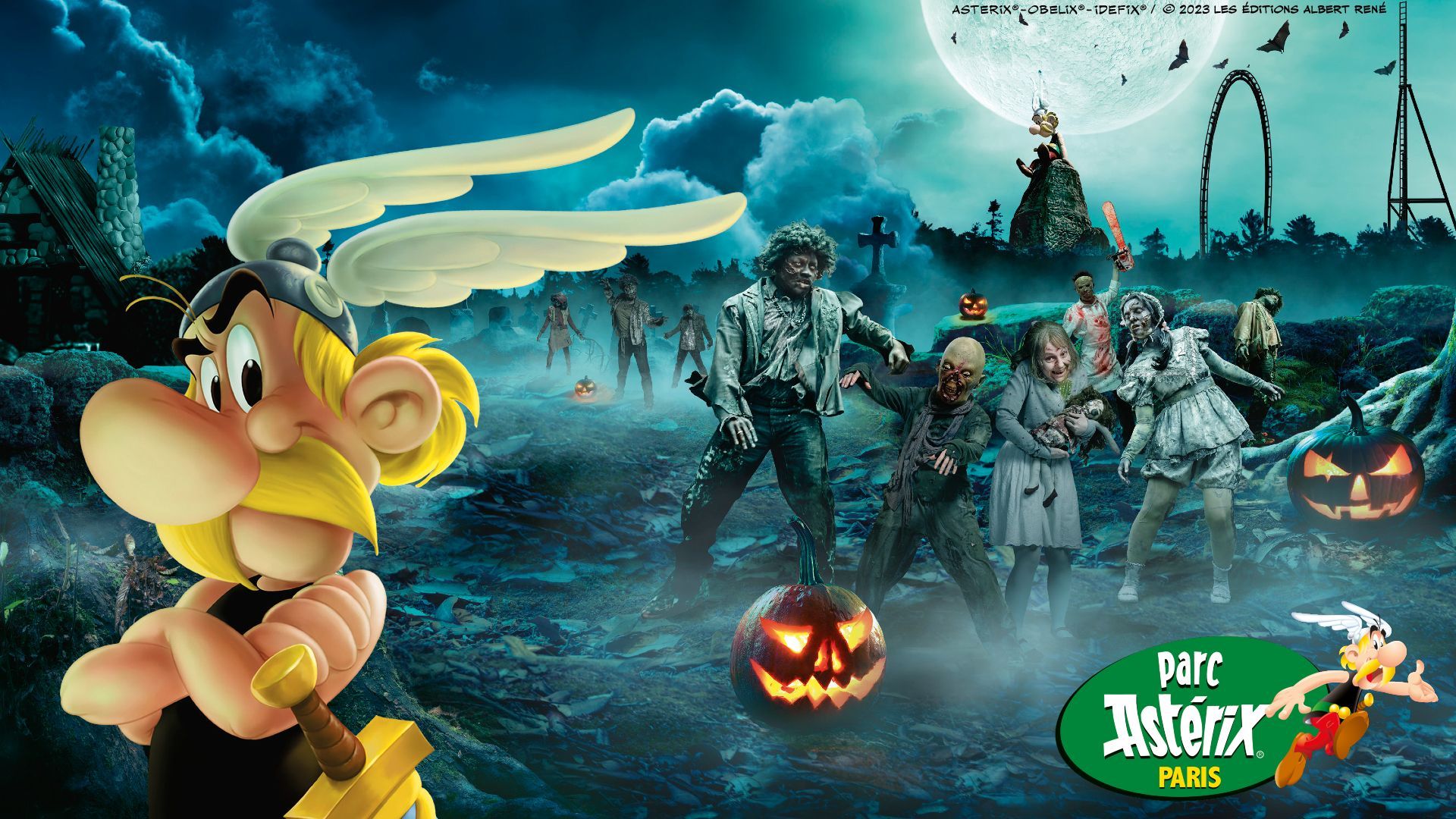 Halloween en famille aux parc astérix