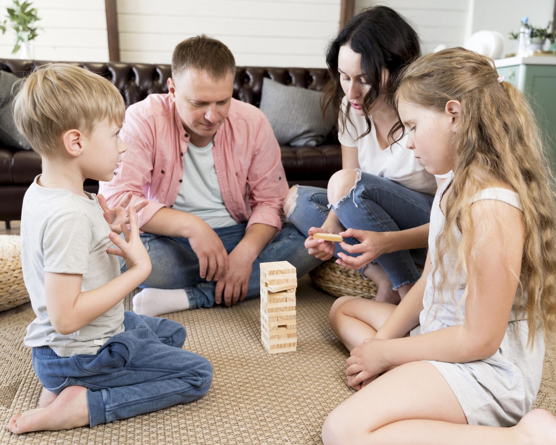 Jeux de société en famille