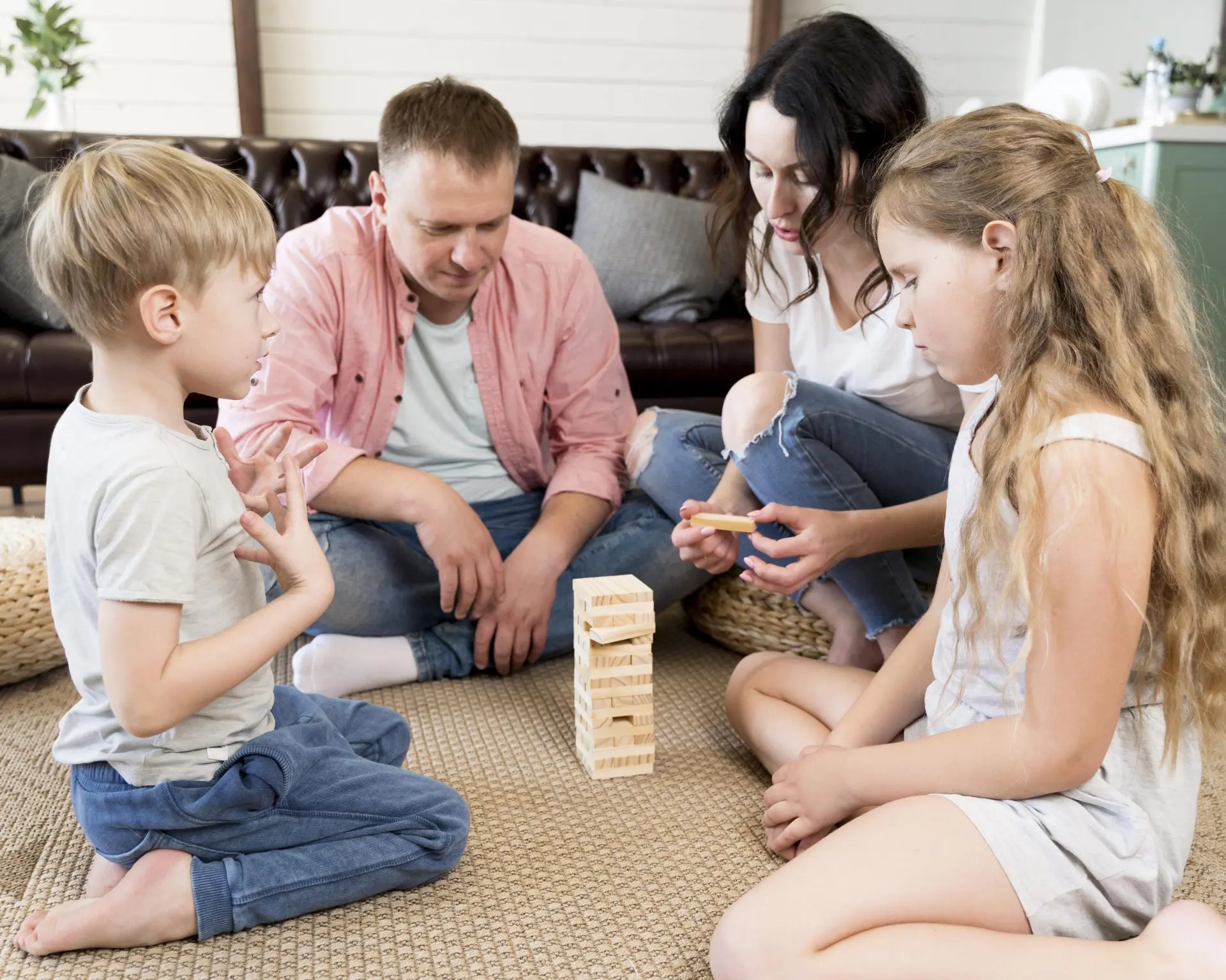 Jeux de société en famille