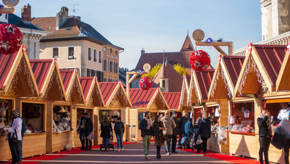 marchés de Noël de Annecy en famille