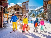 station de ski en famille
