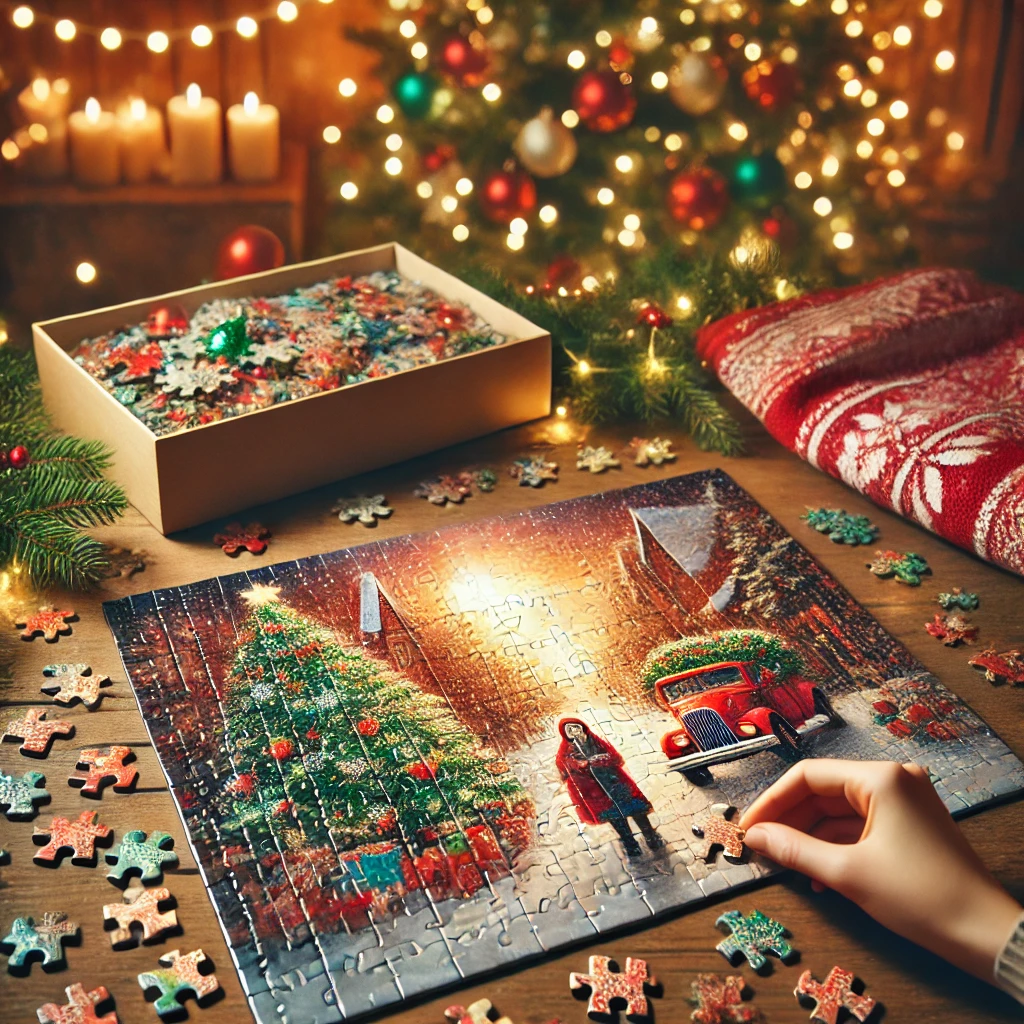 le puzzle pour une activités de noël à faire en famille