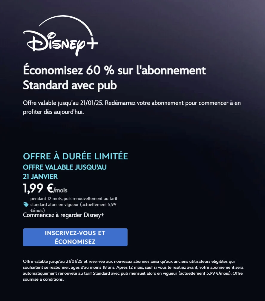 offre disney plus